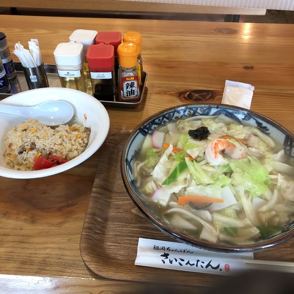 「和風だしちゃんぽん」@福岡ちゃんぽん さいこんたんの写真