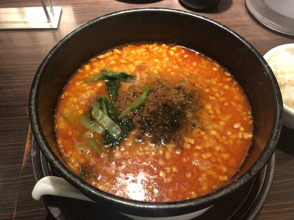 「濃厚汁有り担担麺　辛さスタンダード　￥９３５」@想吃担担面 ユニモール店の写真