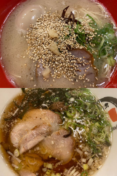 「とんこつらーめん ＆ しょうゆらーめん」@らーめん屋 一火の写真