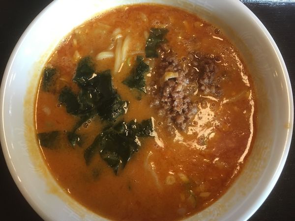 「担々麺（太麺） 850円」@中華料理ふじよしの写真