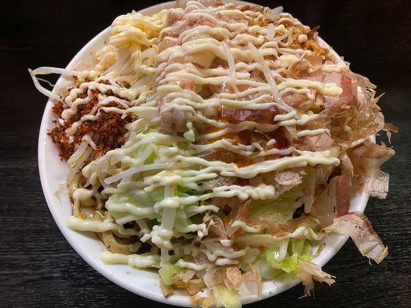 「汁無し蕎麦　魚粉」@豚星。の写真