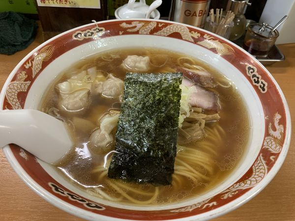 「ワンタン麺」@支那ソバ かづ屋の写真