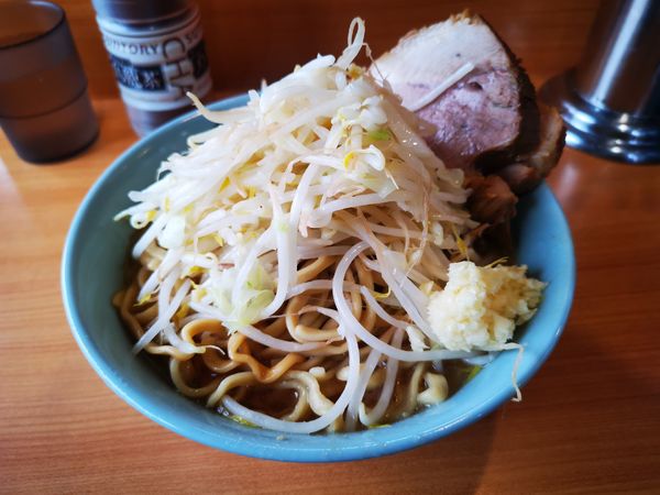 「小ラーメン ニンニク」@ラーメン二郎 八王子野猿街道店2の写真