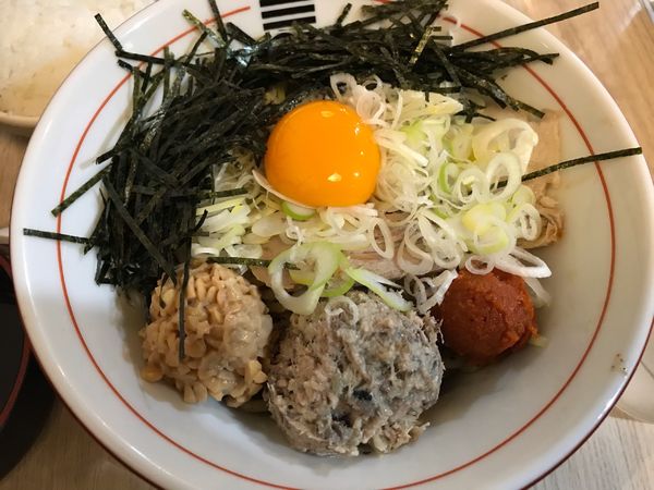 「山形ひっぱりまぜそば」@城東烈火の写真