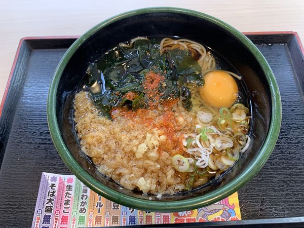 「朝そば 360円」@ゆで太郎 淡路町店の写真