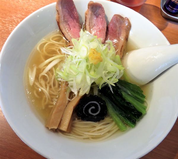 「鴨塩葱（900円）」@麺屋 上々の写真