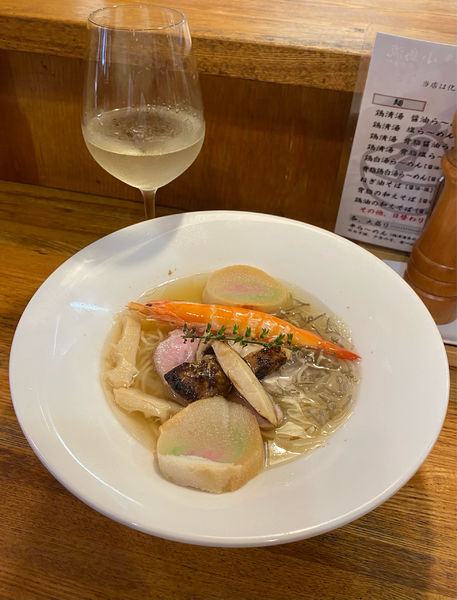 「限定・秋麺〜松茸らーめん〜(塩で) ￥1780 ＋α」@麺庵 小島流の写真