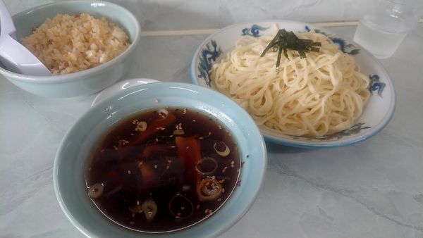 「半チャンつけ麺(840円)」@丸長 宮原店の写真