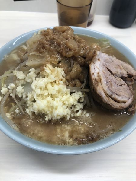 「ラーメン(野菜、ニンニク)」@俺の生きる道 柏店の写真