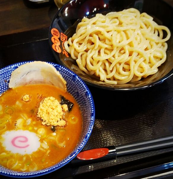 「濃厚海老つけ麺（中盛）８６０円」@つけ麺 みつ圀の写真