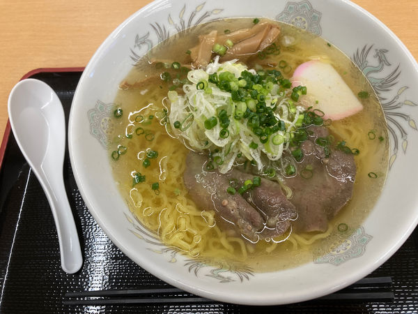 「牛タンゆず塩ラーメン」@前沢SA 上り線 スナックコーナーの写真