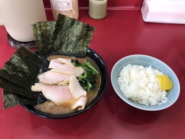 「チャーシュー　海苔　ライス」@杉田家 千葉祐光店の写真