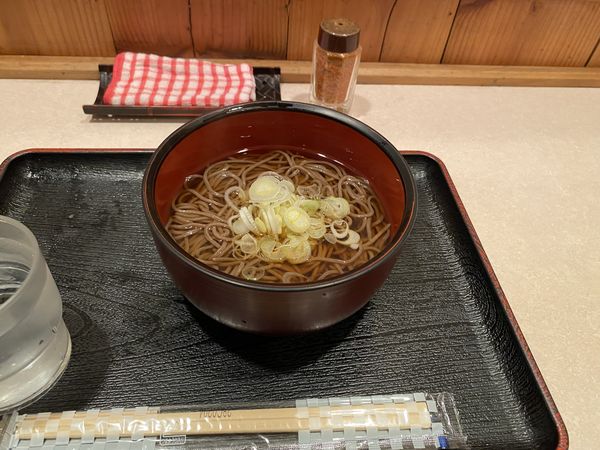 「かけそば290円」@そば庄の写真