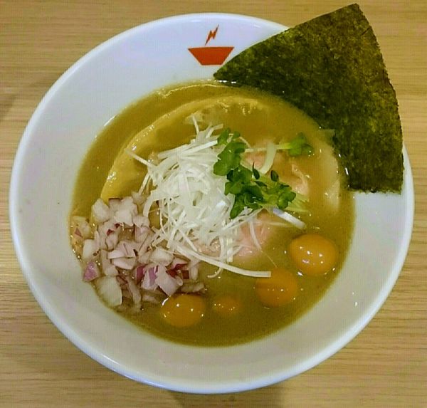 「蟹×煮干しそば雑炊セット【限定】＋燻製うずら＋辛味」@crab台風。の写真