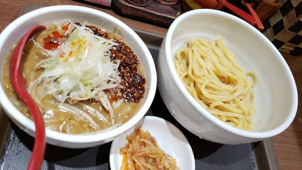 「辛味噌つけめん990円」@らーめん 蓮の写真