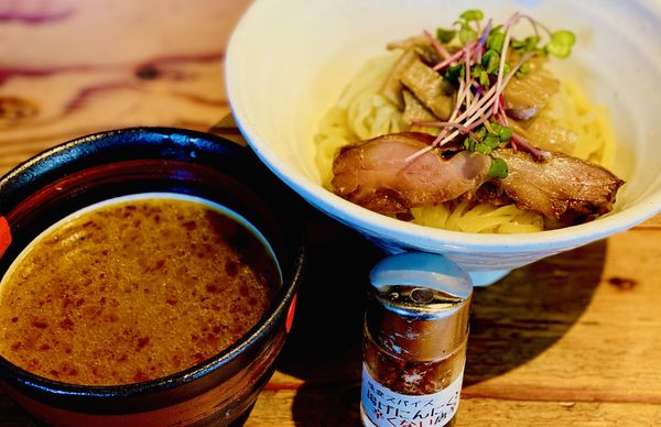 「秋麺 第1弾 海老貝醤の塩つけ麺 ¥880」@麺場 浜虎 横浜店の写真