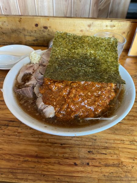 「オロチョンラーメンぶた入り（ヤクミトッピング）」@にかいやの写真