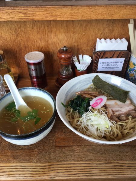 「塩つけ麺」@泉岳寺 らーめん徳の写真