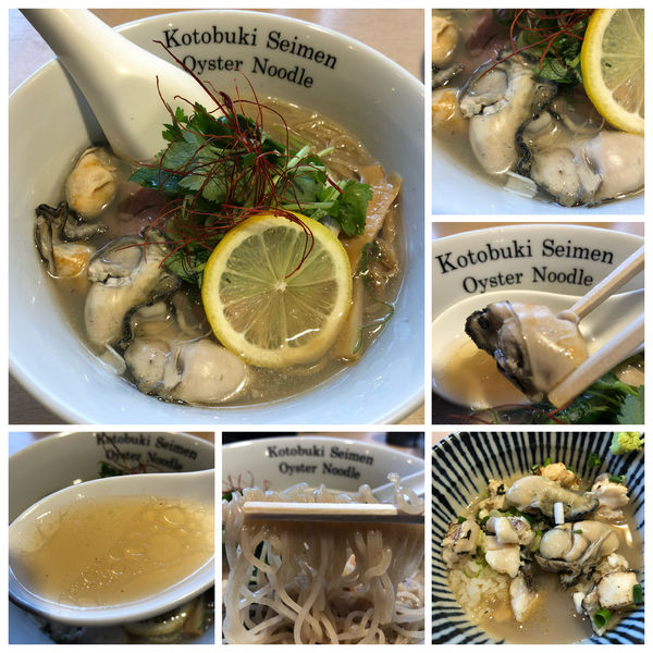 「牡蠣そば 900円 炙り真鯛ご飯 500円」@寿製麺よしかわ 川越店の写真