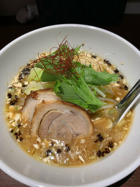 「【限定】味噌ラーメンカラシビ付」@ラーメン専門店 にしかわの写真