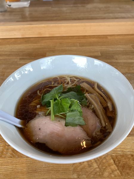 「醤油ラーメン」@湖麺屋 Reel Cafeの写真