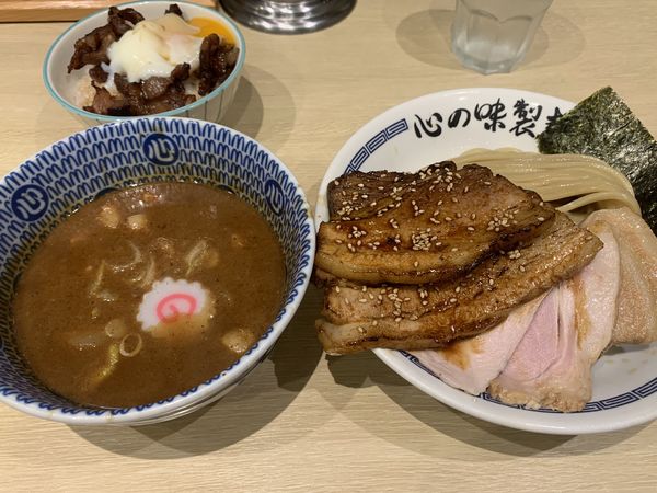 「チャーシュー濃厚つけ麺」@心の味製麺 平井店の写真