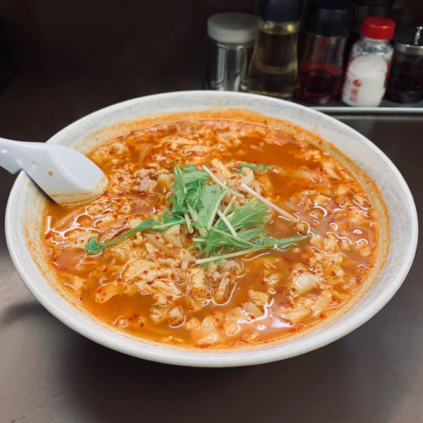 「南ばん麺（中辛・固め￥750）」@南ばん亭の写真