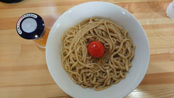 「釜玉桐麺大 1100円」@らーめん 桐麺 本店の写真