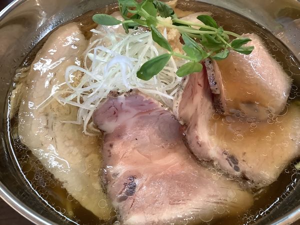 「チャーシュー生姜醤油そば　1200円」@RAMEN ブリキの木こりの写真