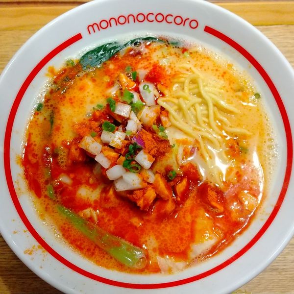 「うま辛たんたんめん900円辛さ増し」@もののこころ 新鎌ヶ谷の写真