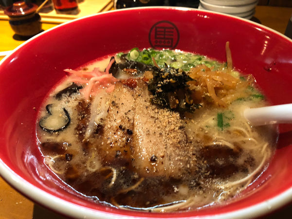 「赤うま」@博多らーめん 我馬 三篠本店の写真