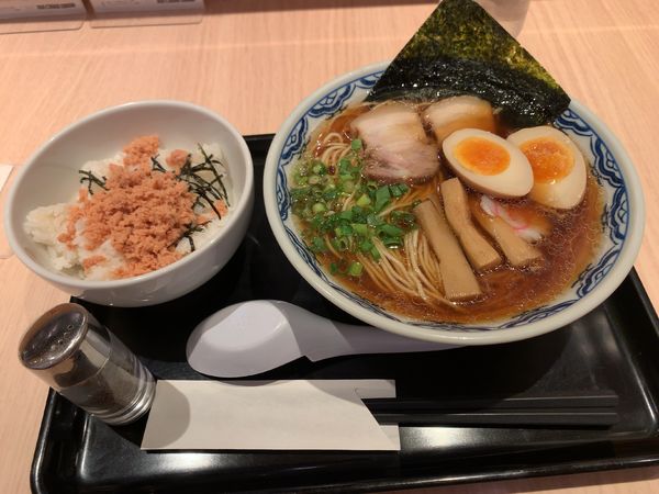 「味玉中華そば」@らーめん由○ 浦和パルコ店の写真