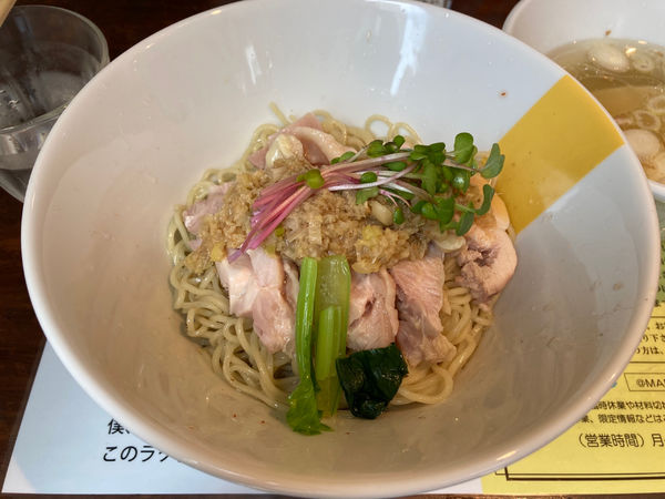 「キナ生姜たっぷり冷やし混ぜそば」@塩生姜らー麺専門店MANNISHの写真