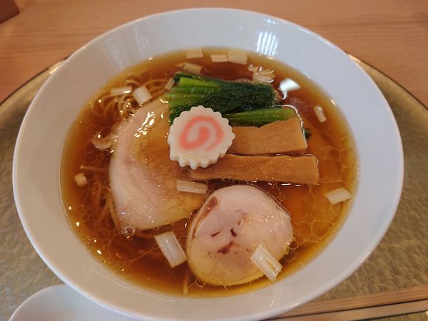 「羅臼昆布と鮭節の中華そば 1100円」@中華そば 深緑の写真