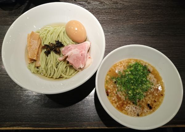 「七種節の昆布水つけ麺(並)＋味玉」@中華そば 十目一八食堂の写真