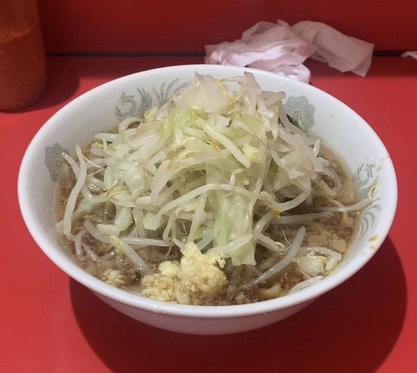 「ミニ 野菜 ニンニク」@ラーメン二郎 千葉店の写真