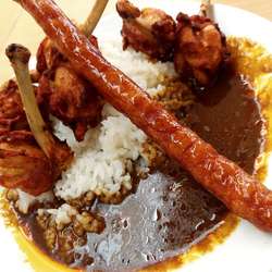 チキンとウィンナー(1本)カレー