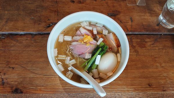 「特製淡麗鴨だし中華そば（塩）」@麺処 図鑑の写真