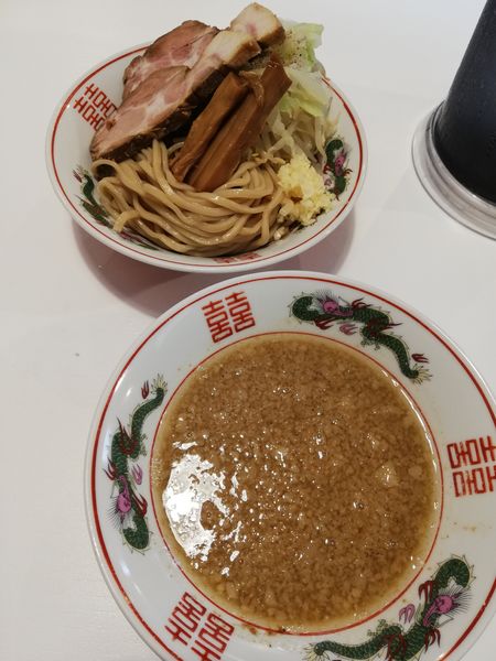 「ジャンクな背脂煮干しニンニクつけ麺(限定)」@Miya De La Soulの写真