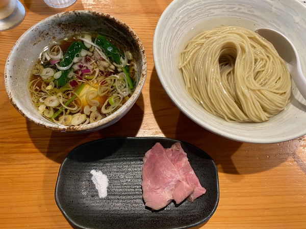 「醤油つけ麺＋味玉」@麺屋 さくら井の写真