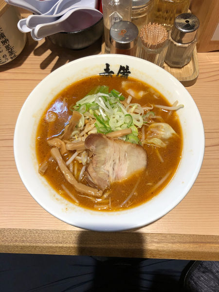 「濃厚味噌らーめん　850円」@赤備の写真