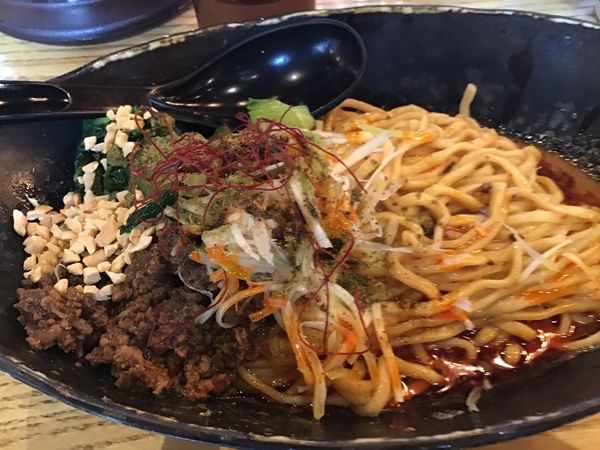 「汁無し担々麺900円辛さ2痺れ2」@四川担々麺 どういうわけで、の写真