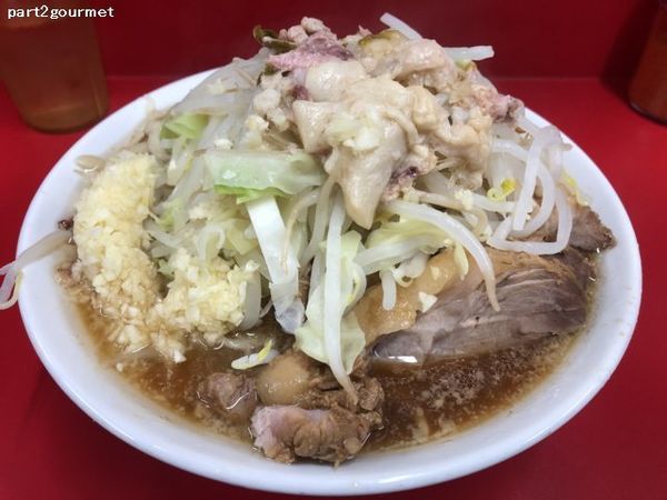 「小ぶた 「ニンニクアブラ」(850円)」@ラーメン二郎 大宮公園駅前店の写真