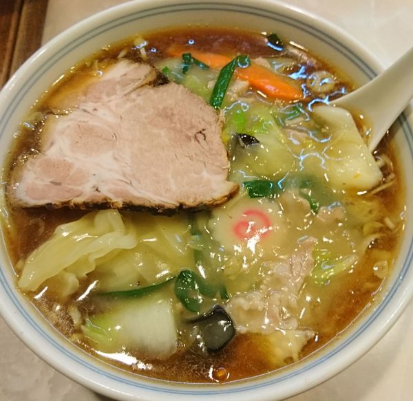 「うま煮らーめん＋チャーシュー1枚」@来集軒 久下店の写真