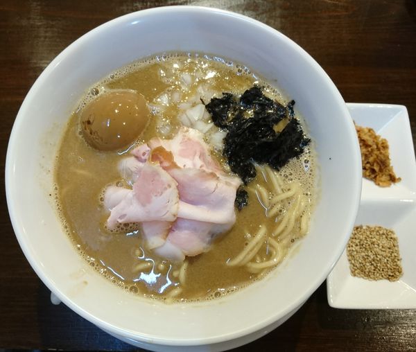 「味玉濃厚そば」@中華そば 山下の写真