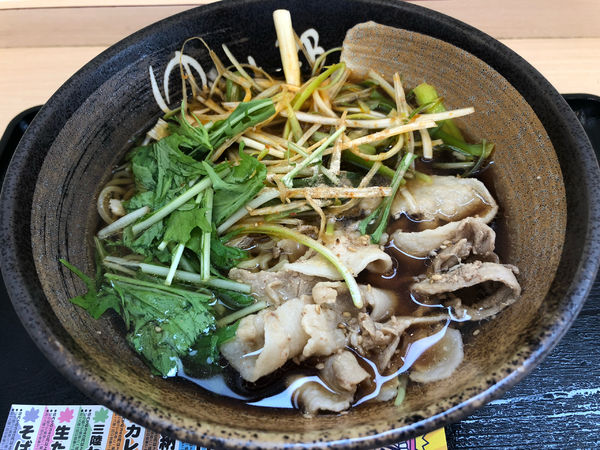 「ピリ辛葱豚中華580円」@ゆで太郎 東松山新郷店の写真