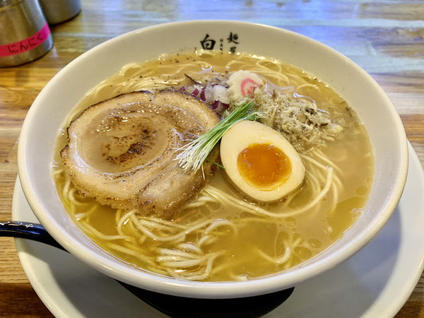 「二代目鯛白湯 和え玉付き…950円」@二代目 白神の写真