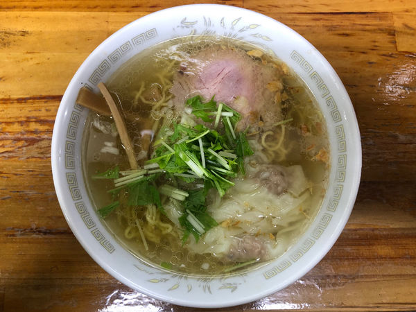 「塩ワンタンメン」@支那そば一麺 豊里店の写真