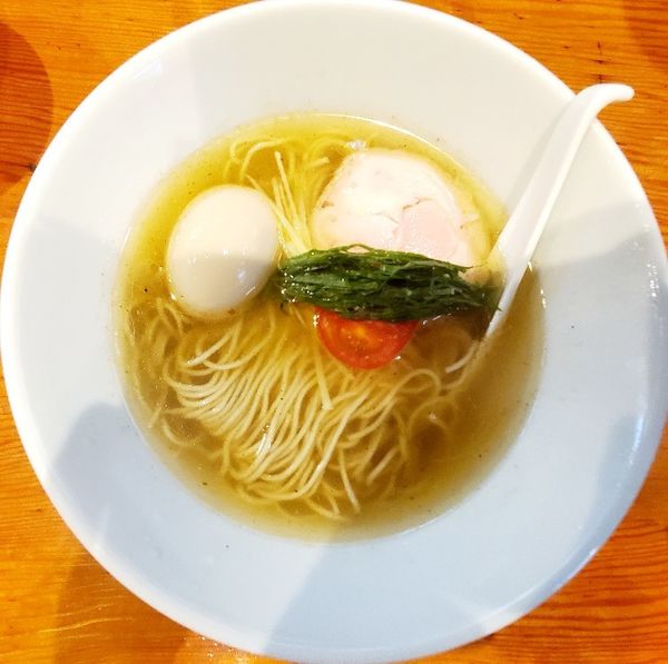 「ブルーズセット+味付けトロたまご」@麺屋 ブルーズの写真