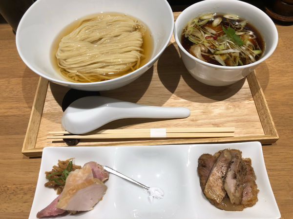 「特製鰹昆布水つけ麺1300円」@らぁ麺や 嶋の写真